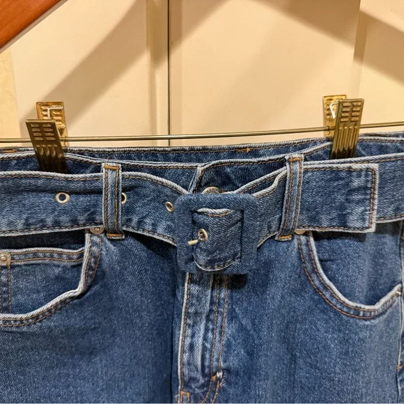 Topshop Moto Blue Denim Skirt – Women’s 2 – EUC / Excellent Cond - Picture 6 of 9